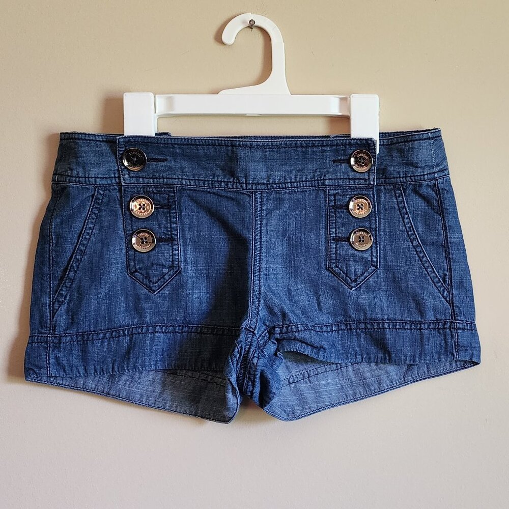 Express Women's/Juniors Navy Shorts Size 0